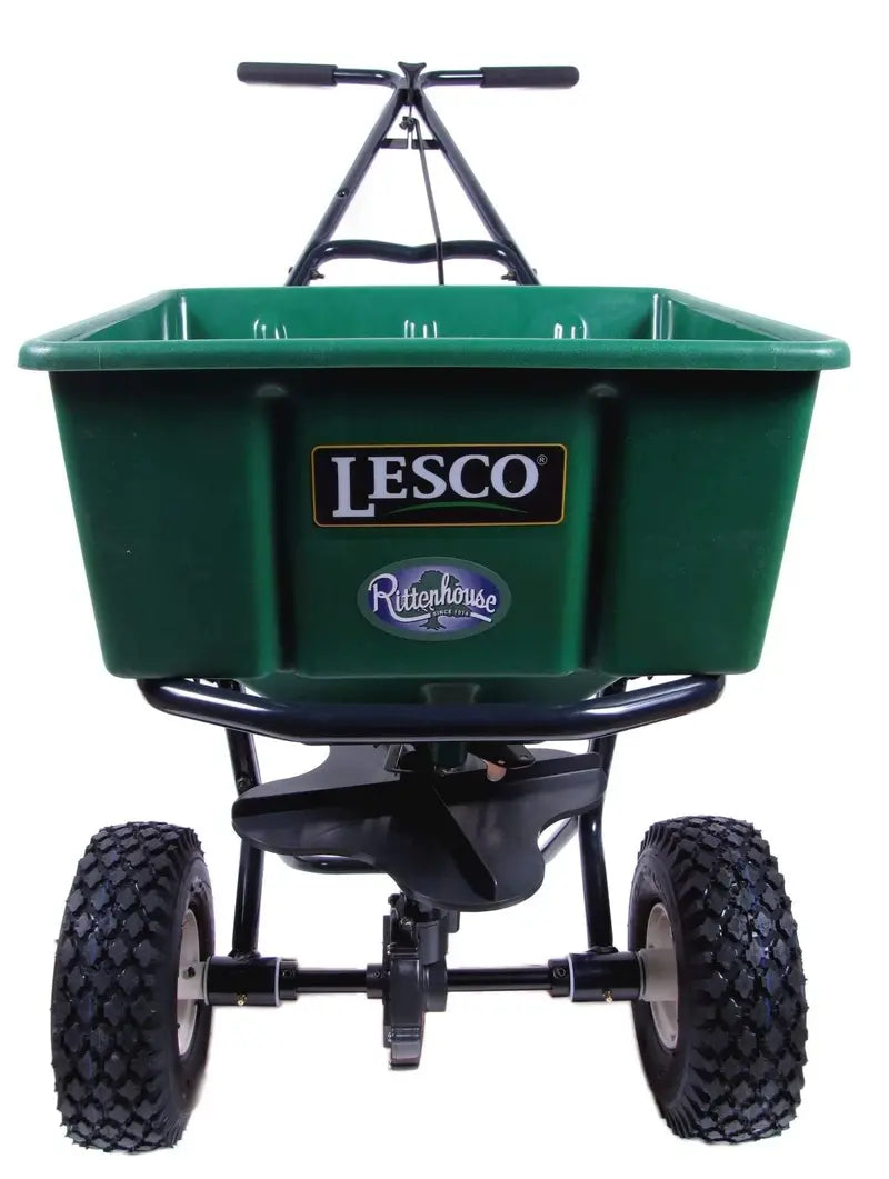Scotts 50-Lb Broadcast Push Spreader – Adjustable Spread Rate for Lawns and Gardens