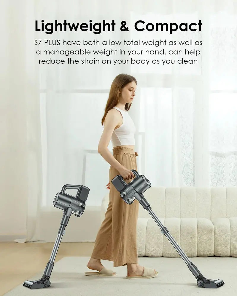VersLife Cordless 2-in-1 Vacuum & Mop – Rechargeable Cleaner for Hard Floors and Carpets