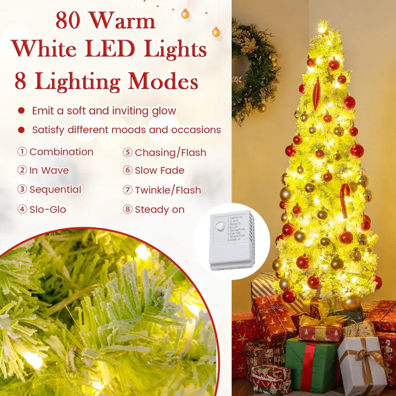 Whimsical Bendable Christmas Tree – 5', 6', or 7' Grinch-Themed Flexible Fir Option