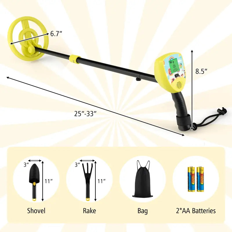 Kid-Friendly Metal Detector Toy with Educational Features