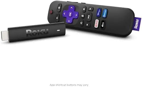 Roku Streaming Stick 4K 2021 Renewed – HDR, Dolby Vision, Voice Remote, TV Controls