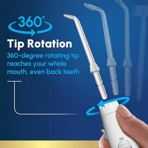 Waterpik Aquarius Water Flosser WP-660, Professional 10-Setting Electric with 7 Tips, ADA-Accepted, White