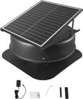 Solar-Powered Attic Exhaust Fan – 50W Intelligent Roof Ventilator with Thermostat, Remote, 3000 CFM & Auto-Shutoff Safety Features