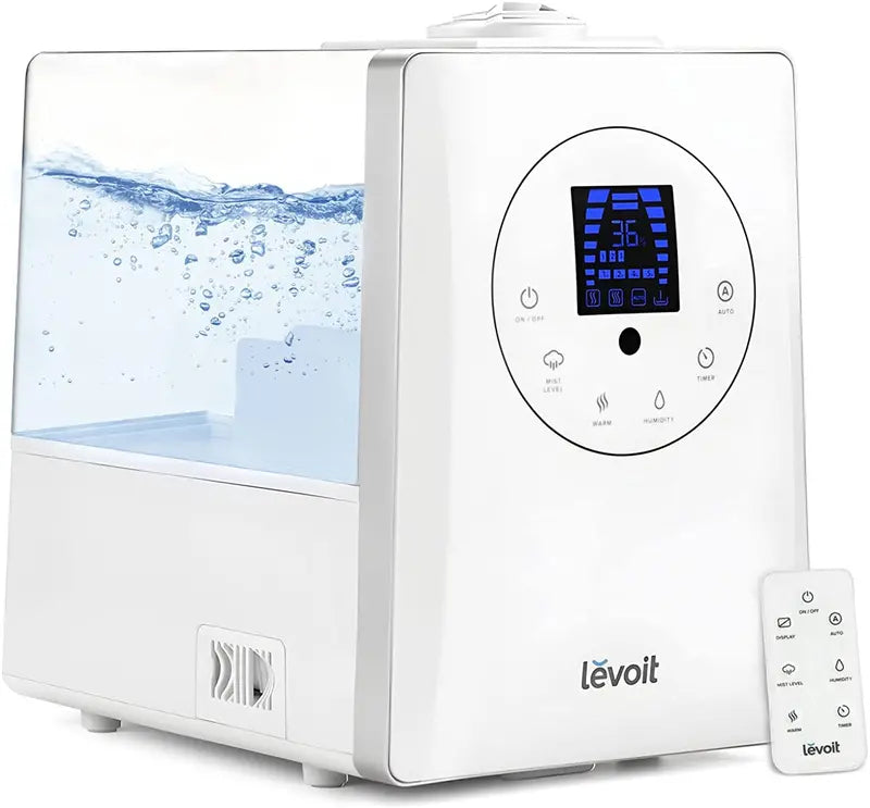 LEVOIT 6L Smart Humidifier – Warm & Cool Mist for Large Bedrooms, Plants & Families with Auto Humidity Sensing