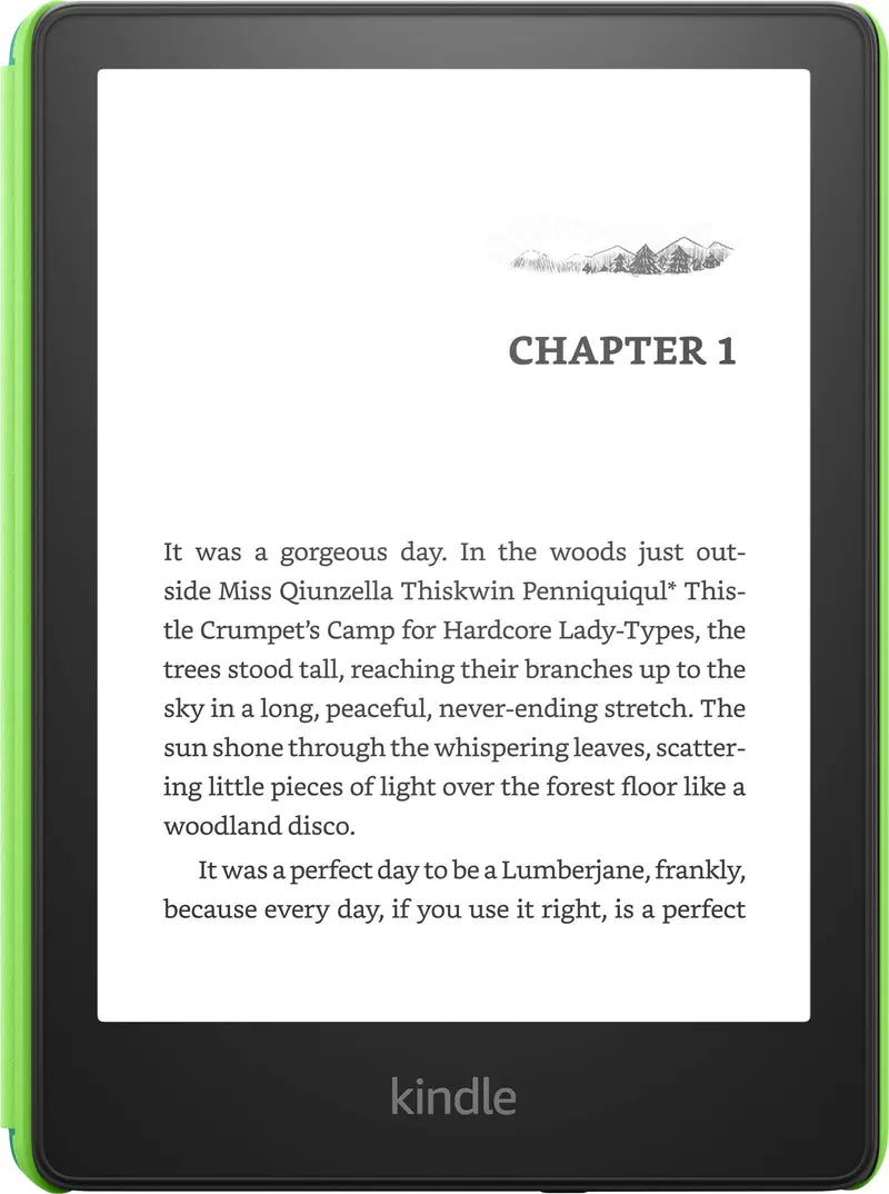 Kindle Paperwhite Kids – 6.8″ E-Reader with Bounce-Free Display, 16GB Storage & Kid-Friendly Cover