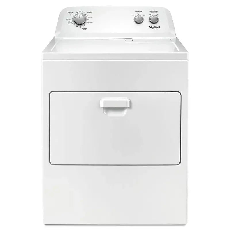 Whirlpool 7.0 Cu. Ft. Electric Dryer – White, AutoDry™ Sensor Technology, Wrinkle Shield™ Plus