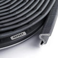 V-Shaped Kerf Door Seal Strip – Sound-Dampening Foam Weatherstripping for Exterior Doors