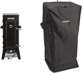 Vertical Propane BBQ Smoker with Four Adjustable Racks – Dual Wood & Water Trays – 15,000 BTU High-Heat Performance for Brisket, Jerky & More