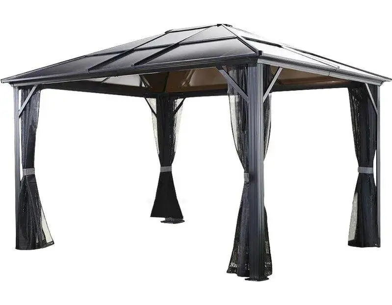 Wilmslow Aluminum Patio Gazebo – Rust-Resistant Outdoor Shade Structure with Easy Assembly