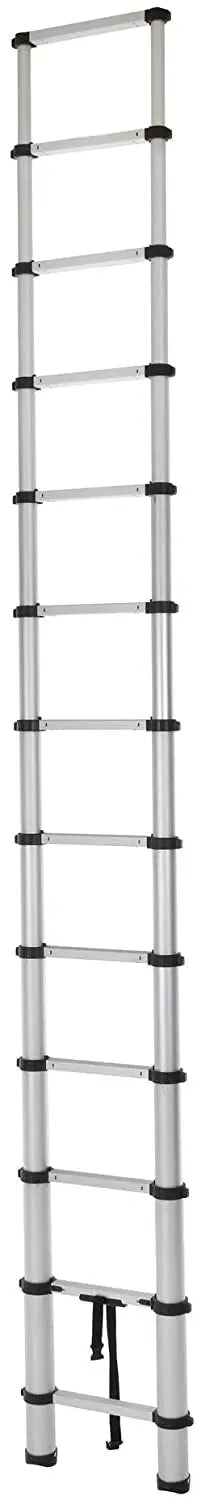 SmartClose Telescoping Aluminum Ladder – 300-Lb Capacity, 12.5-Foot Reach with Soft-Close Locks