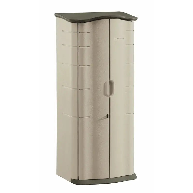 Rubbermaid Vertical Resin Outdoor Storage Shed – Weatherproof & Lockable