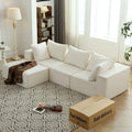 Vamcheer Modular Boneless L-Shaped Sectional — Modern Upholstered Cloud-Like Seating