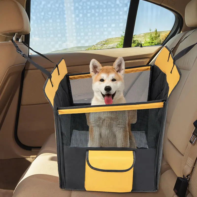 Waterproof Dog Car Seat Cover for Small to Medium Breeds