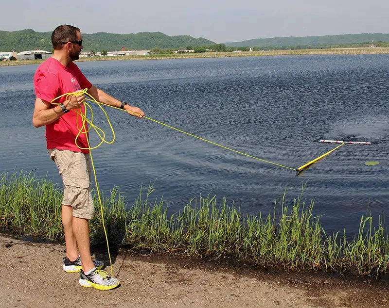Jenlis WRZRK18 Collapsible Aluminum Lake & Landscape Weed Rake – 102 x 7 x 5 x 36 in.