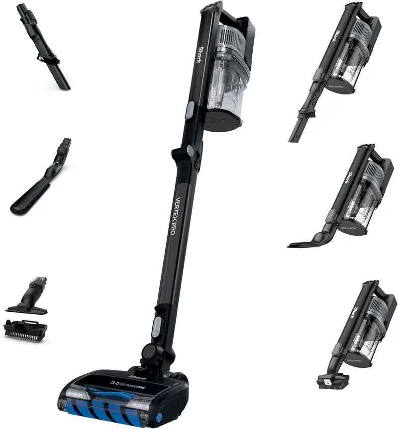 Shark IZ363HT Cordless Vacuum: HEPA Filtration, 50-Min Runtime, Removable Handheld & 3 Tools — Blue Lightweight Option for Pet Hair & Allergens