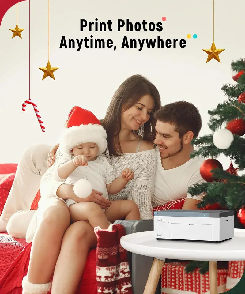 Liene 4×6 Portable Photo Printer – Wi-Fi Enabled Thermal-Dye Sublimation Printer for iOS & Android