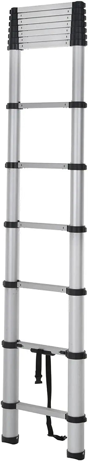 SmartClose Telescoping Aluminum Ladder – 300-Lb Capacity, 12.5-Foot Reach with Soft-Close Locks