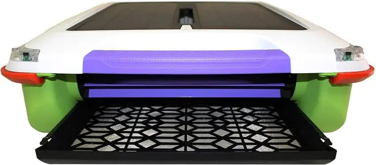 Solar Breeze Ariel Solar-Powered Robotic Pool Skimmer with Obstacle Avoidance, Oversized Filter Tray, and Smart Navigation