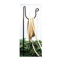 Village Wrought Iron HH-SQ-LB Square Iron Garden Hose Holder