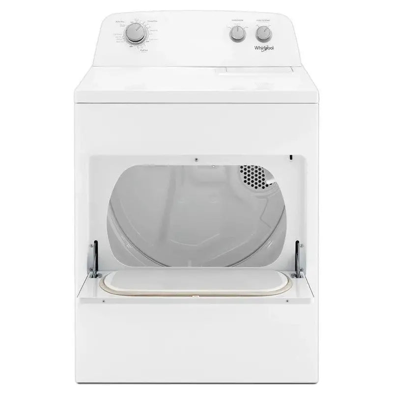 Whirlpool 7.0 Cu. Ft. Electric Dryer – White, AutoDry™ Sensor Technology, Wrinkle Shield™ Plus