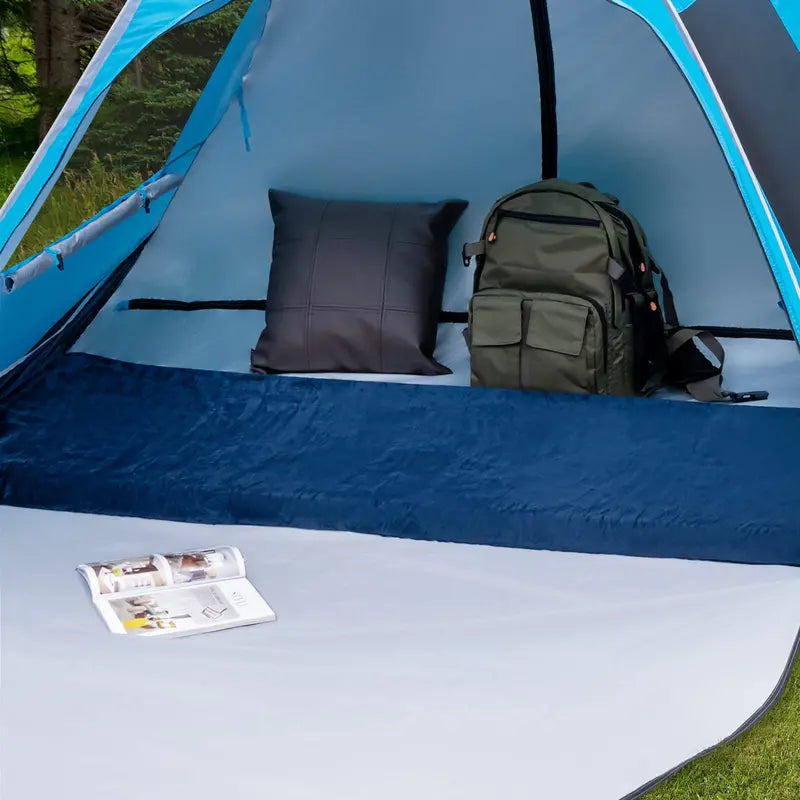 Waterproof Memory Foam Camping Mat – Roll-Up Floor Mattress with Carry Bag for Travel or Outdoors