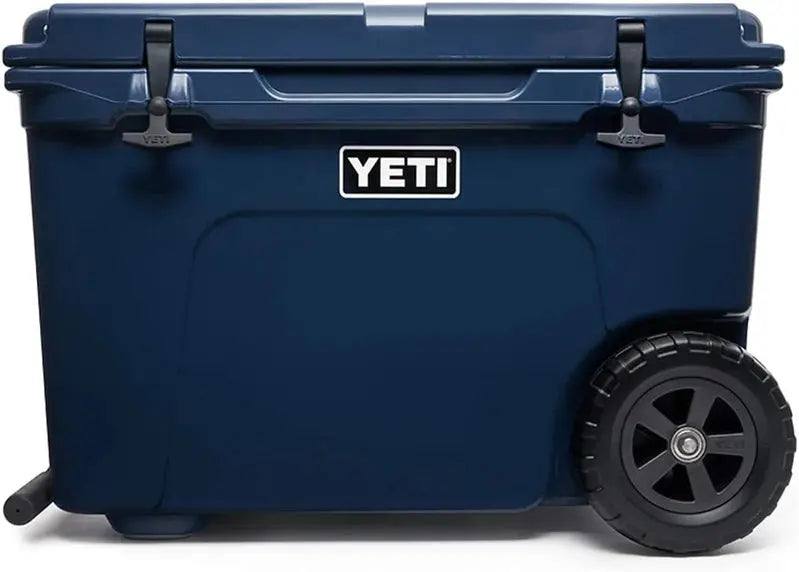 YETI Tundra Haul Wheeled Cooler – 65-Quart Insulated Transport Box in Navy