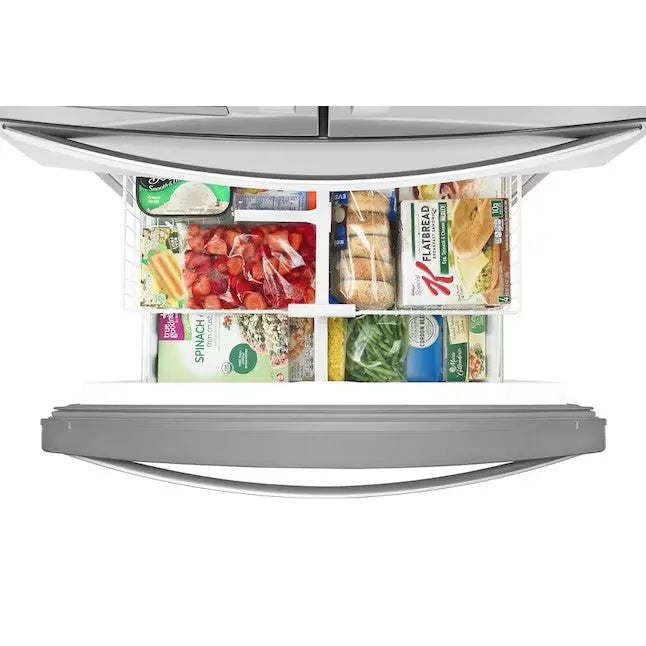 Whirlpool 4-Door French Door Refrigerator – 24.5 Cu. Ft., Fingerprint-Resistant Stainless Steel, Ice Maker & ENERGY STAR® Certified