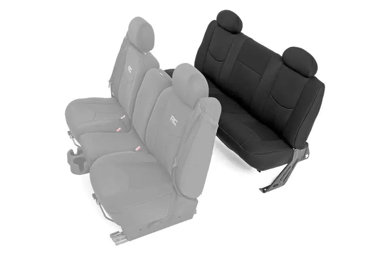 Rough Country Rear Neoprene Seat Covers for 1999-2006 Chevy/GMC 1500 – 91014