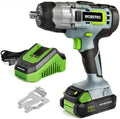 WORKPRO 20V Cordless Impact Wrench with Fast Charger & Belt Clip