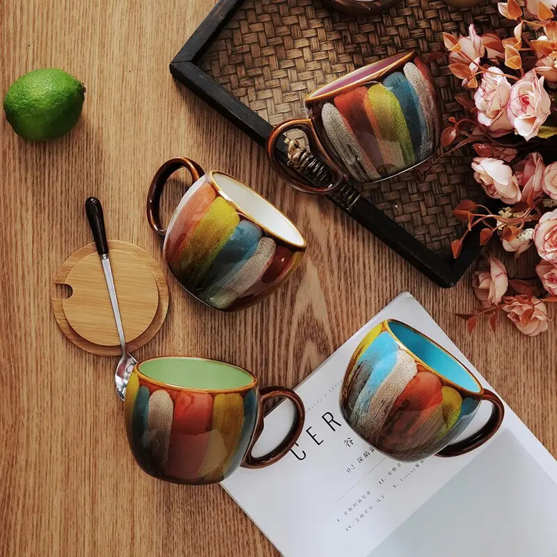 Zonema Kokoro Dual Mug Set – Two Complementary Ceramic Espresso Cups