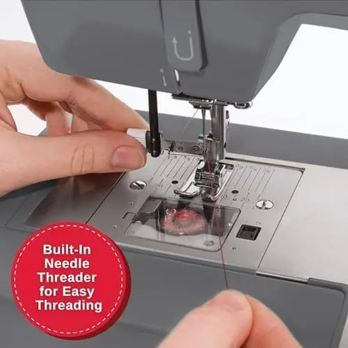 SINGER Heavy Duty 4452 Sewing Machine – Full-Metal Frame, 110 Stitch Options, LED Lighting & 1-Step Buttonhole