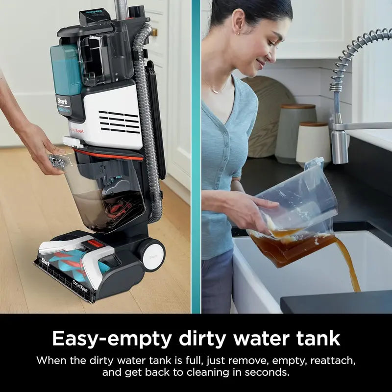 Shark CarpetXpert EX201 Cleaner – Cyan Deep-Cleaning Machine with StainStriker Tech & Pet-Focused Tools