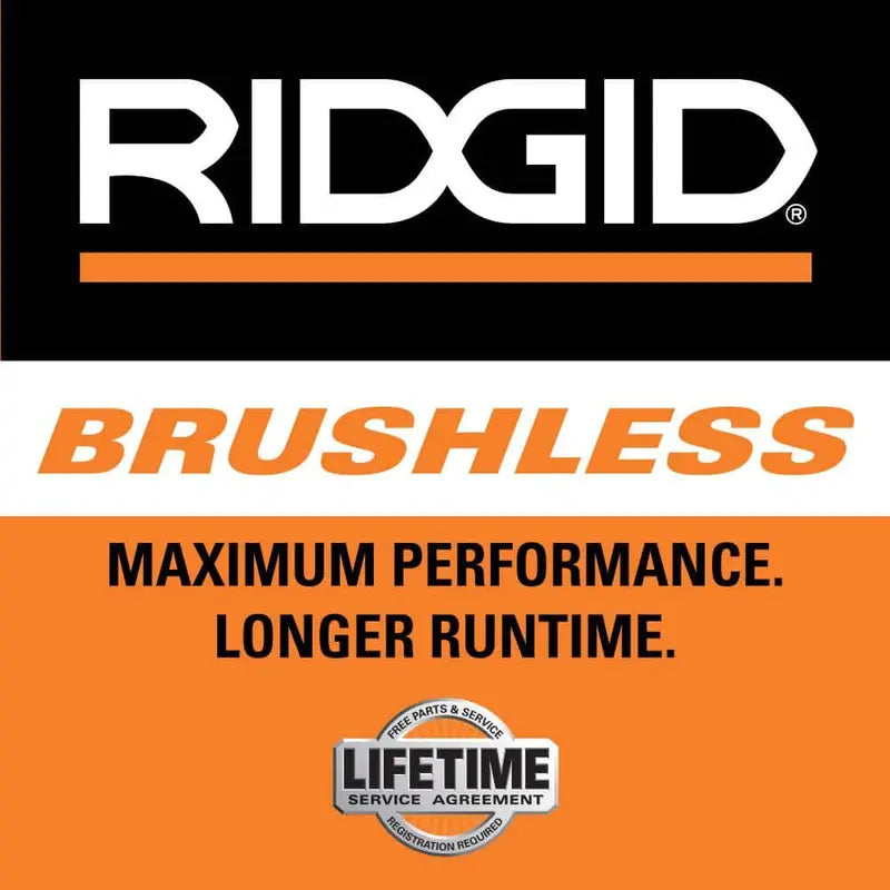 RIDGID 18V Brushless Cordless 4-1/2 in. Paddle Switch Angle Grinder (Tool Only) R86047B