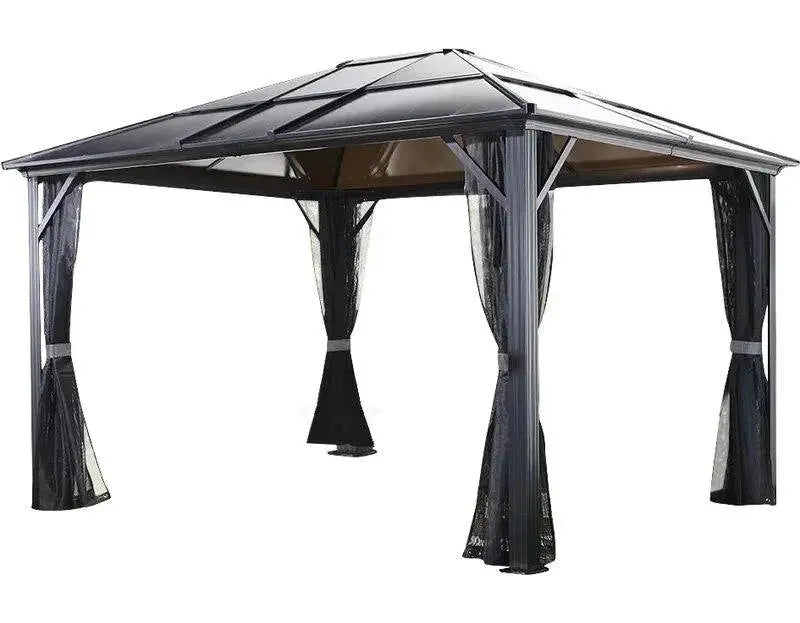 Wilmslow Aluminum Patio Gazebo – Rust-Resistant, Pop-Up Canopy Structure for Outdoor Living