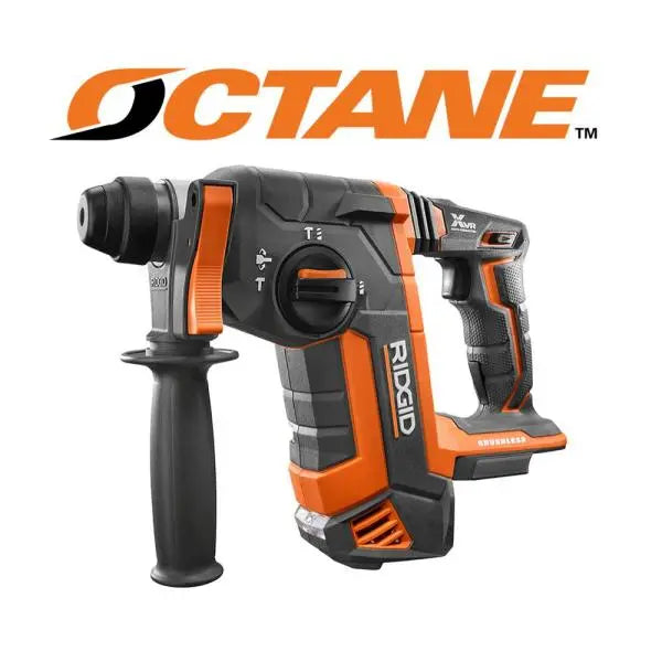 RIDGID R86711B 18V OCTANE Brushless SDS-Plus Rotary Hammer (Bare Tool)