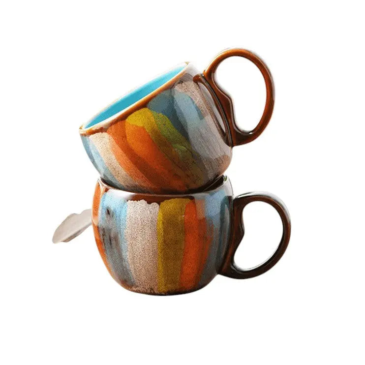 Zonema Kokoro Dual Mug Set – Two Complementary Ceramic Espresso Cups