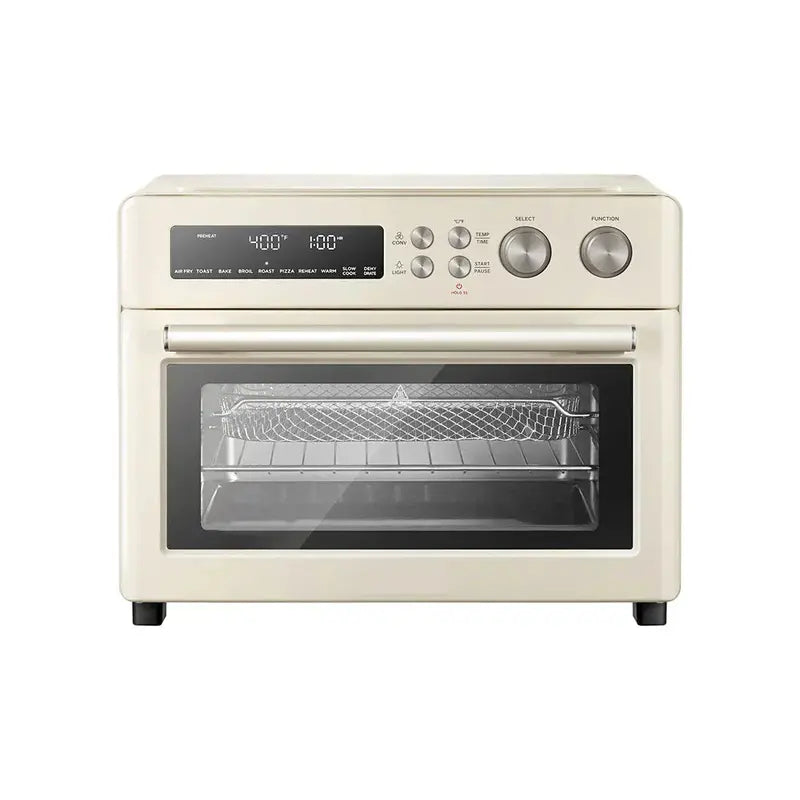 Retro-Style Infrared Air Fryer Toaster Oven – Fast-Heating Compact Oven with Vintage Design