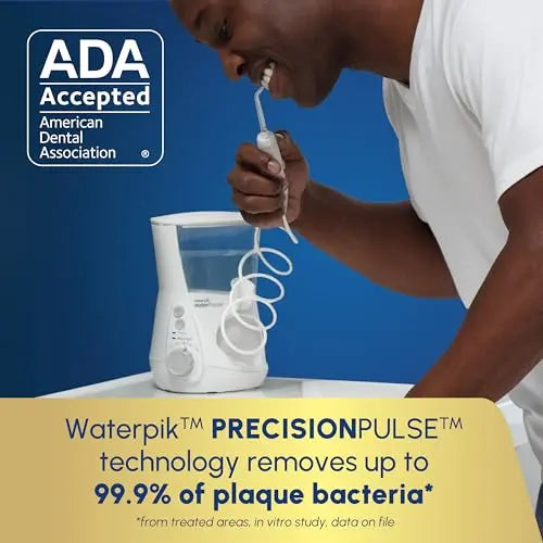 Waterpik Aquarius Water Flosser WP-660, Professional 10-Setting Electric with 7 Tips, ADA-Accepted, White