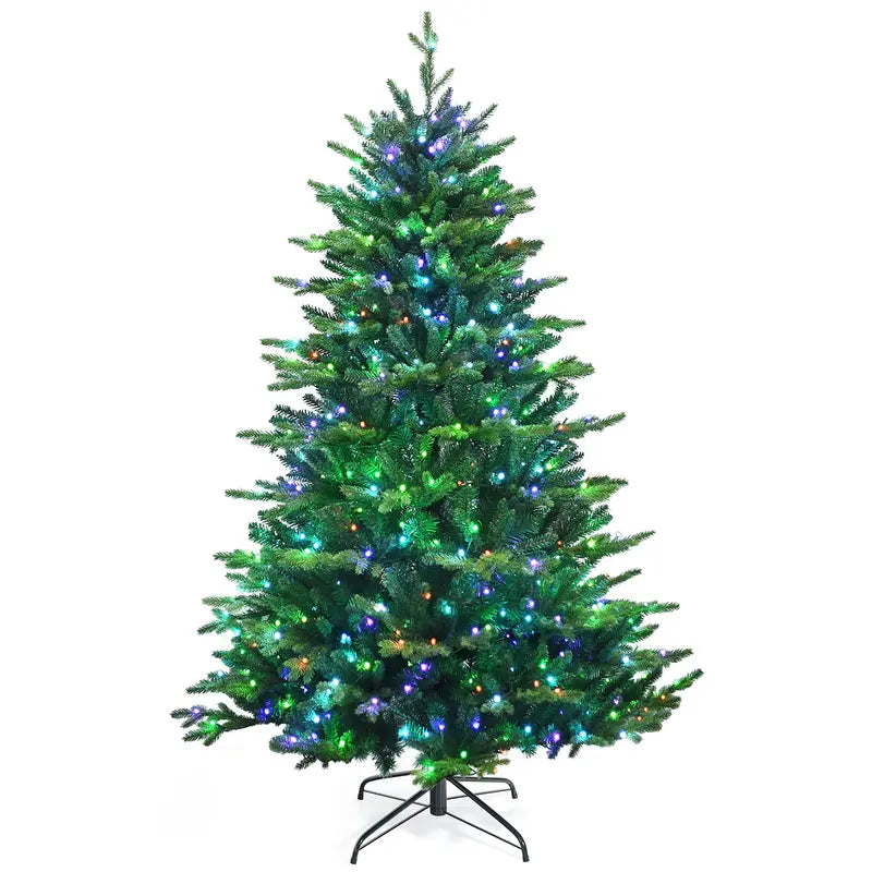 Smart 6-Foot Pre-Lit Christmas Tree with 420 App-Controlled LED Lights