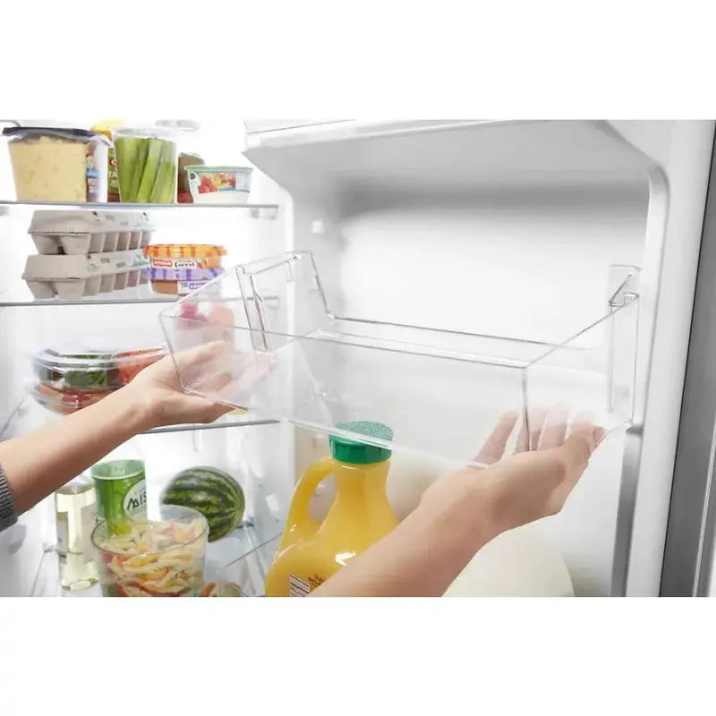 Whirlpool 36-Inch Side-by-Side Refrigerator – 24 Cu. Ft., Stainless Steel Finish