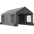 VEVOR 10′ x 20′ Portable Carport — Heavy-Duty Steel Frame Canopy Garage for Vehicles or Outdoor Storage