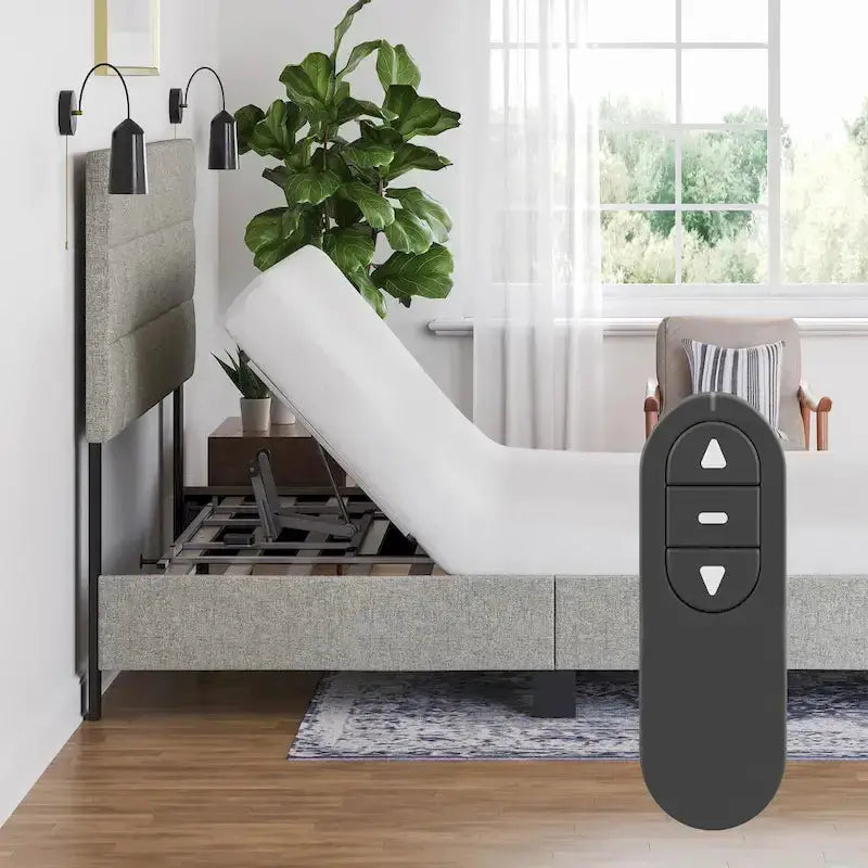 Lightweight Adjustable Power Base Kit – Wireless Remote-Controlled Bed Frame with Heavy-Duty Support and Quick Setup