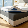 ViscoSoft Queen 3″ Ventilated Memory Foam Topper – Removable Rayon Cover, High-Density Comfort