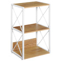 HOMCOM Regal für Wohnzimmer, Küche, Badezimmer 3 Regale platzsparend Holz 40x35x72,5 cm