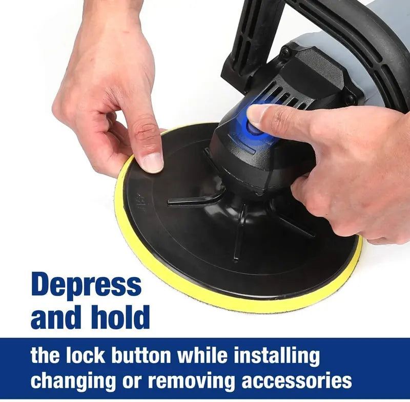 WORKPRO Detachable Buffer Polisher – Variable-Speed Tool with Complete Accessory Kit