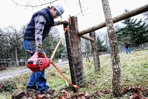 WARN PullzAll 120V AC Electric Winch with Steel Cable – Portable & Corded
