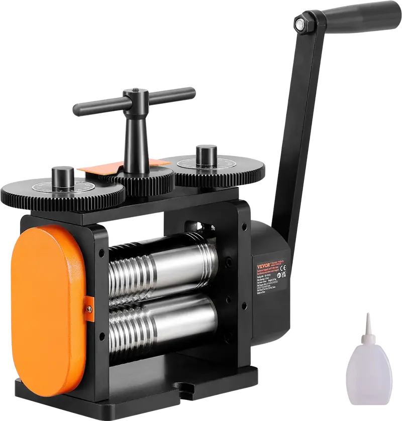 Vevor 3-in-1 Jewelry Rolling Mill – Multi-Function Metalworking Machine, 57 mm Max Rolling Width