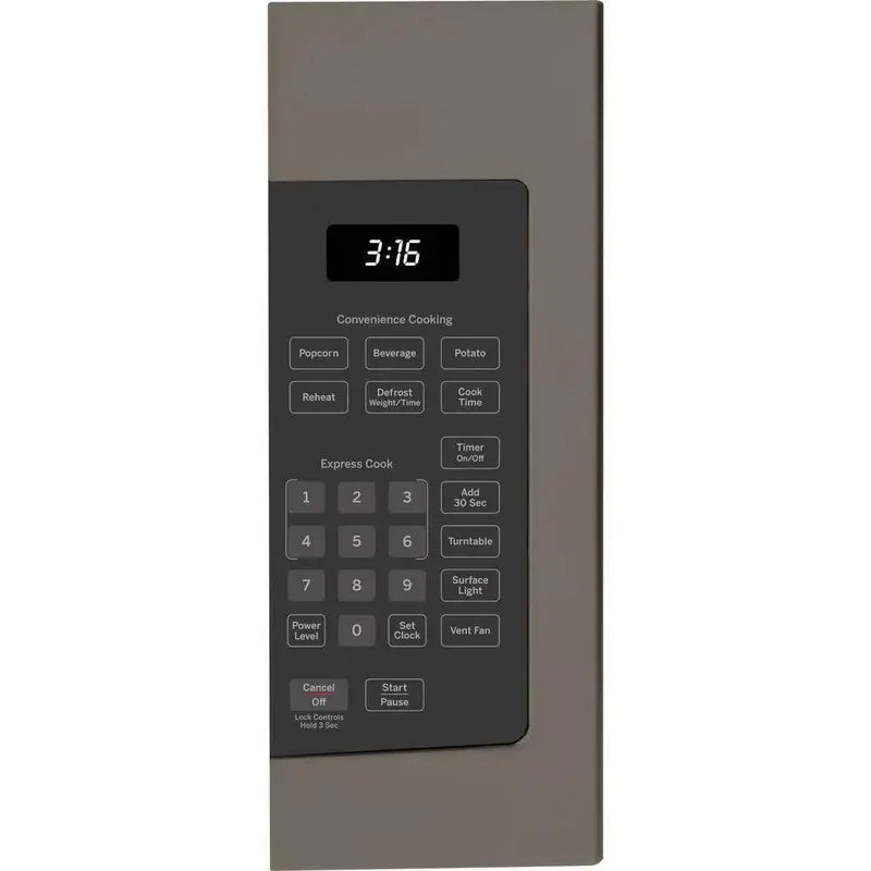 Slate-Finish Over-the-Range Microwave Oven – 1.6 Cu. Ft., Fingerprint-Resistant