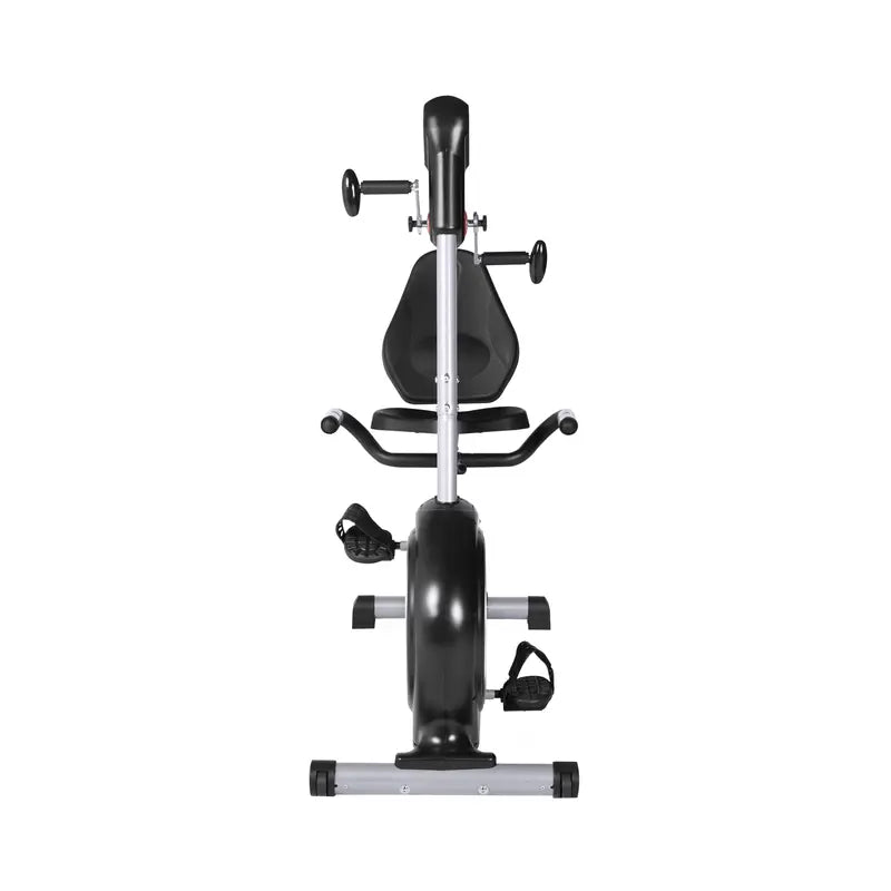 Velocity Dual-Motion Recumbent Exercise Bike – Ergonomic Black Frame, Smooth Resistance System