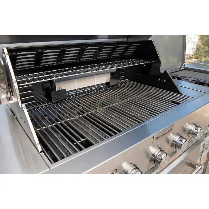 Kirkland Signature Stone Island 12-Burner Propane Gas Grill – Commercial-Style Outdoor Cooking Station